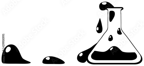 Chemical Droplets Escape Symbol