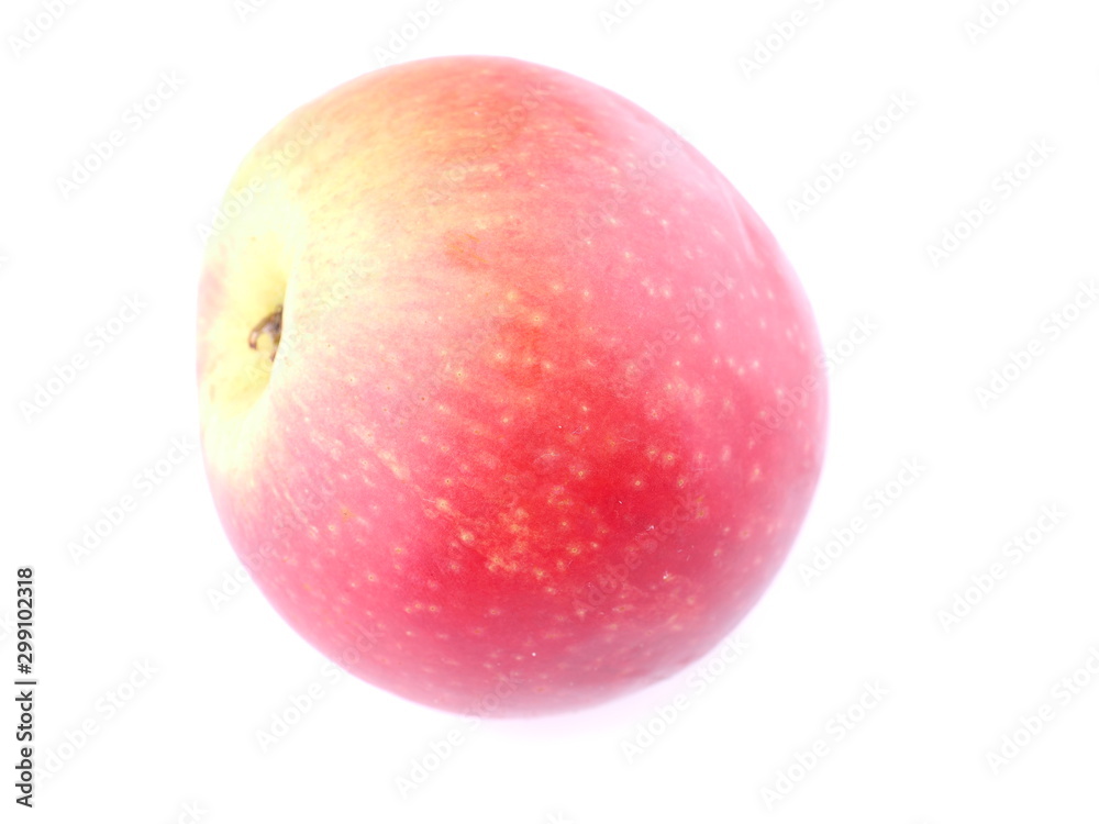 red apple on a white background red apple on a white background
