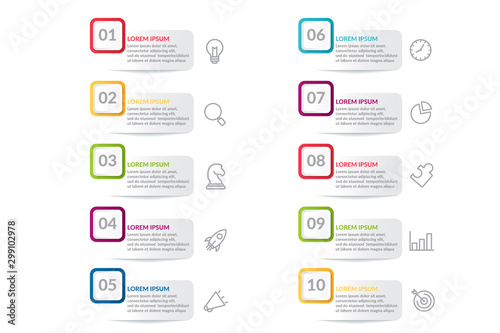 list infographic template design . business infographic concept for presentations, banner, workflow layout, process diagram, flow chart and how it work