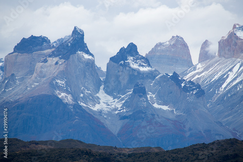 The peaks of the Torres del Paine mountains, Torres del Paine National Park, Chile © Marco Ramerini