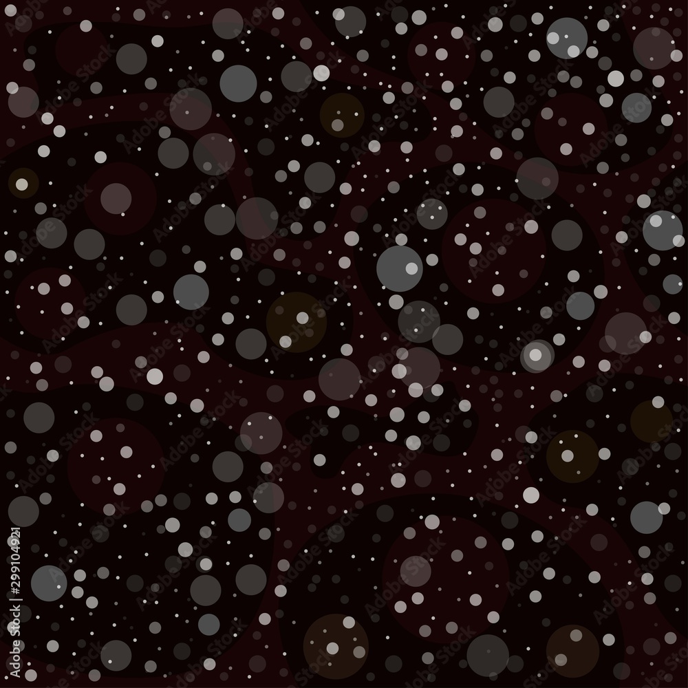 Abstract Background with transparent white bubbles on dark background Abstract Background with transparent white bubbles on dark background