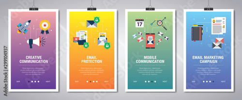 Business communication  and email marketing.