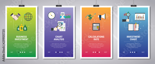 Business investment, chart analysis, calculations rate, investment chart.