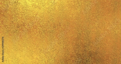 Golden foil background. Gold texture 3D rendering image