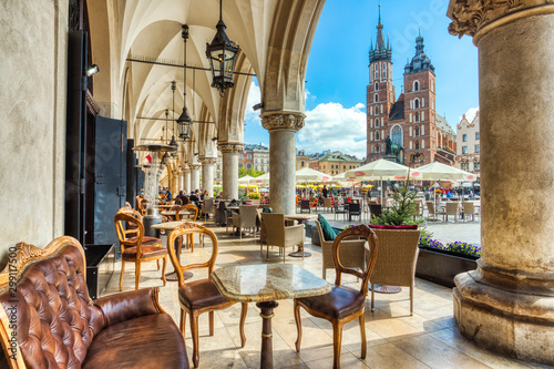 St. Mary's Basilica on the Krakow Main Square during the Day, Krakow