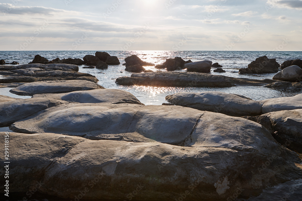 Obraz premium beach and rocks