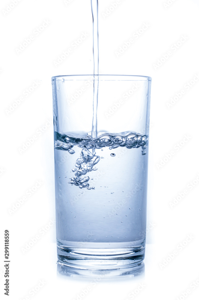 Glass of water isolated on white background. Glass of water isolated on white background.