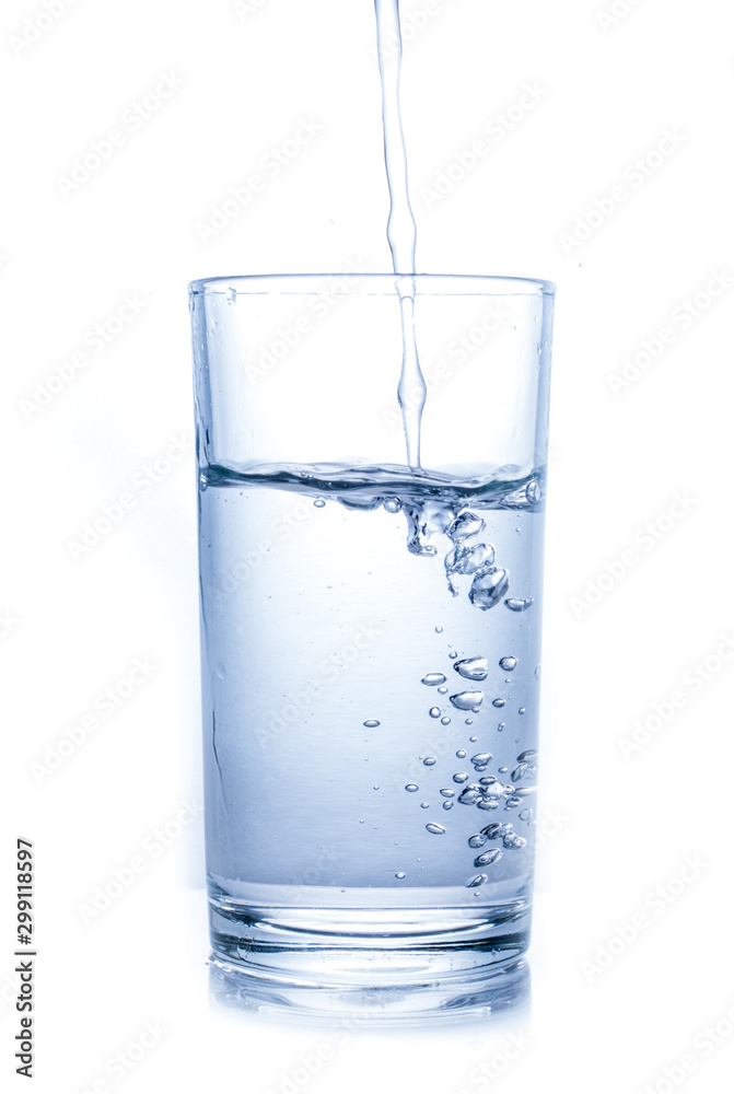Glass of water isolated on white background. Glass of water isolated on white background.