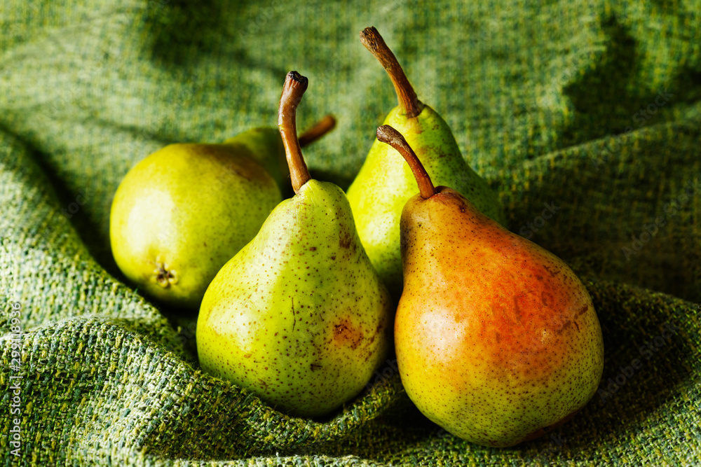 Fresh pears studio shot