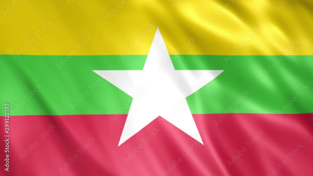 Myanmar Flag Myanmar Flag