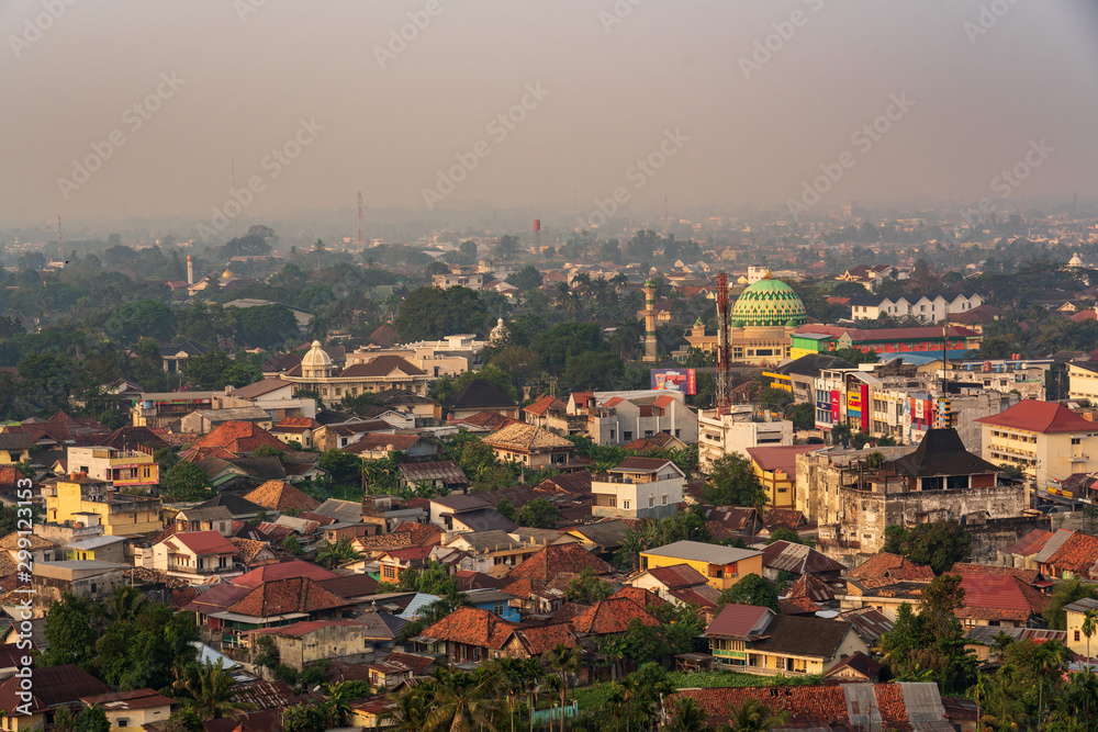 Palembang city early in the morning