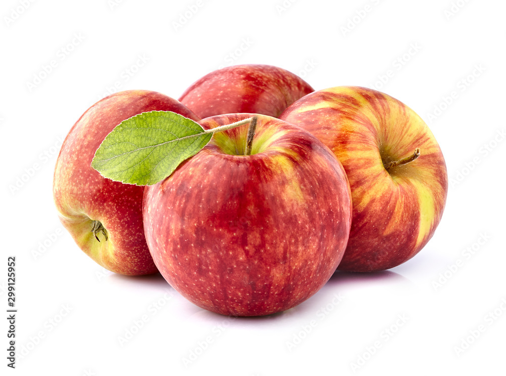 Red Apples isolated on white background Red Apples isolated on white background