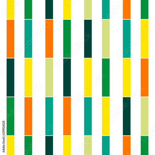 Bright seamless pattern with vertical stripes on a white background.