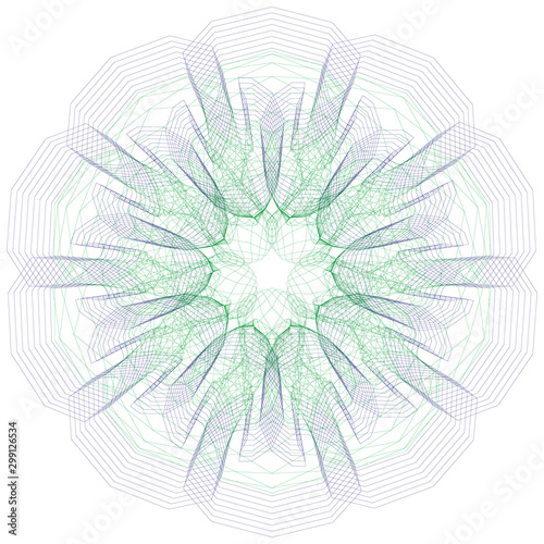 Watermark cuilloche  security  pattern for background   certificate  , diploma,