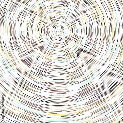 Colorful Universe Circular Distribution Computational Generative Art background illustration