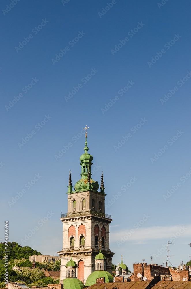 tower of kremlin on Lviv tower of kremlin on Lviv