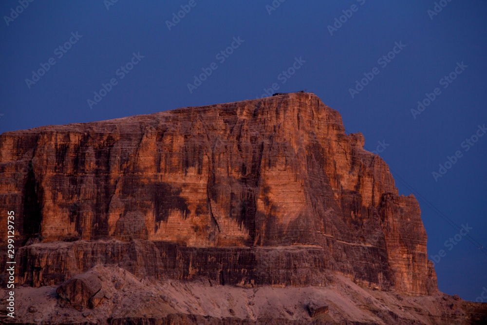 Fototapeta premium Abendstimmung in den Dolomiten