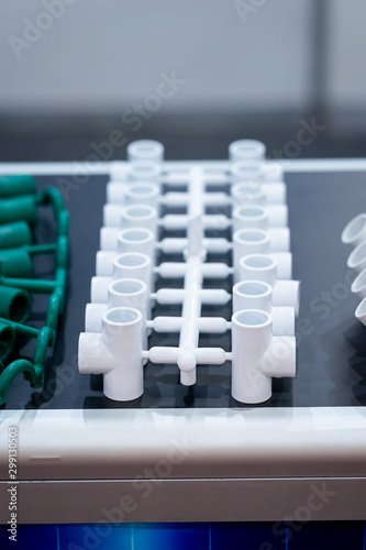 Plastic and rubber parts of automotive manufacturing by high precision mold injection in the factory