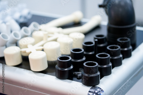 Plastic and rubber parts of automotive manufacturing by high precision mold injection in the factory