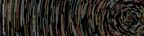 Colorful Universe Circular Distribution Computational Generative Art background illustration