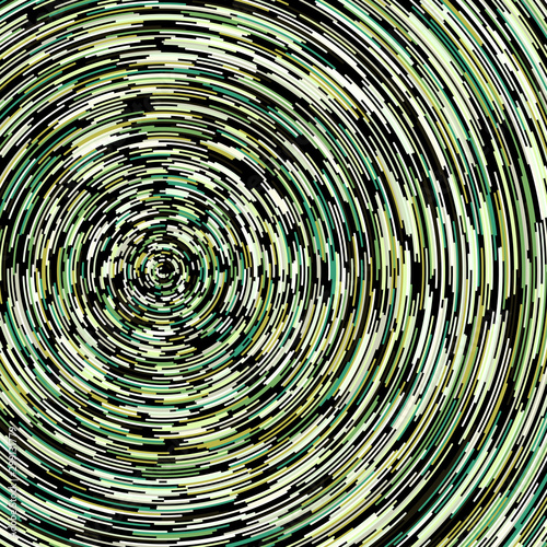 Colorful Universe Circular Distribution Computational Generative Art background illustration