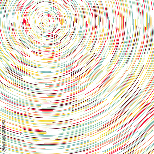 Colorful Universe Circular Distribution Computational Generative Art background illustration