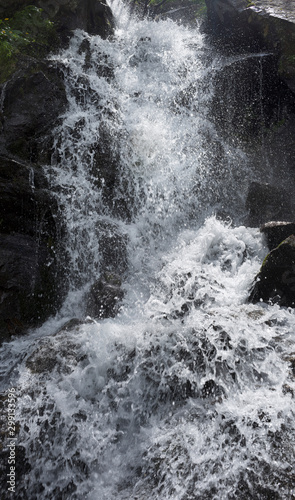 spray and jet of a waterfall © panaramka