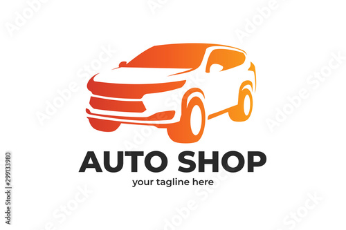 sport car logo design template vector