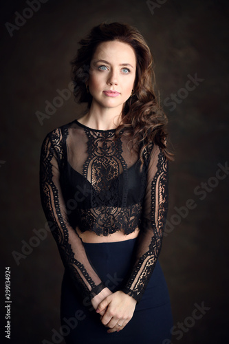 Portrait of young beautiful woman