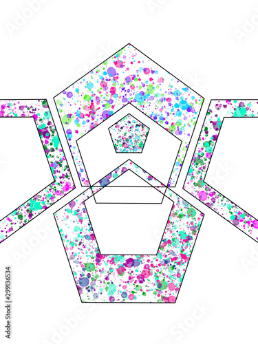 coloursplash polygon photo