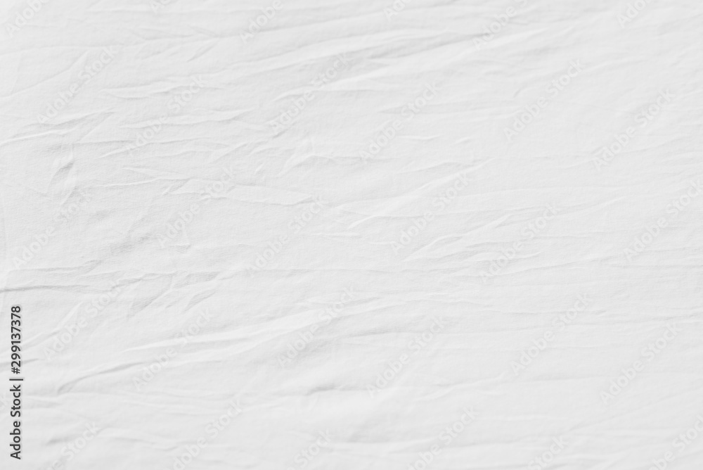 The skin of the fabric is white. The back has wrinkled floats. The skin of the fabric is white. The back has wrinkled floats.