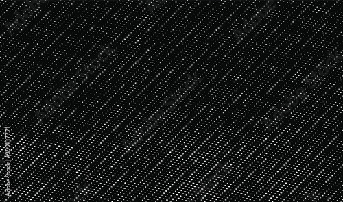Vector fabric texture. Distressed texture of weaving fabric. Grunge background. Abstract halftone vector illustration. Overlay to create interesting effect and depth. Black isolated on white. EPS10.