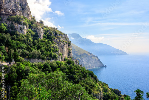 Scenic Amalfi Coastline in Italy