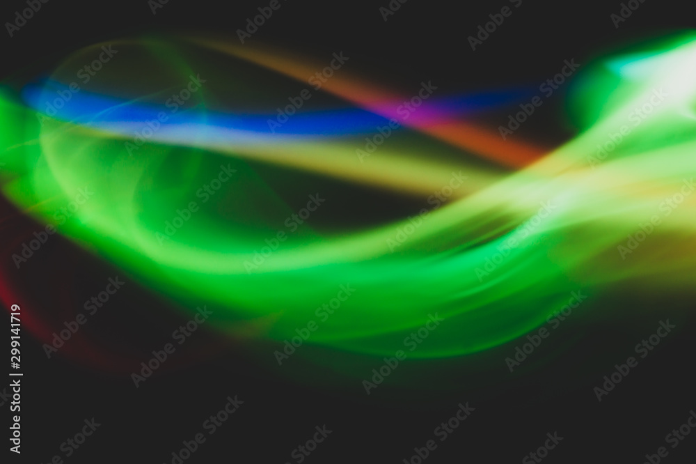 Colorful light traces with long exposure. abstract blurred lights background Colorful light traces with long exposure. abstract blurred lights background