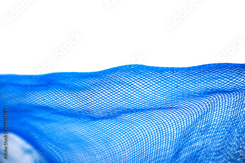 Abstract blue color isolated on white background