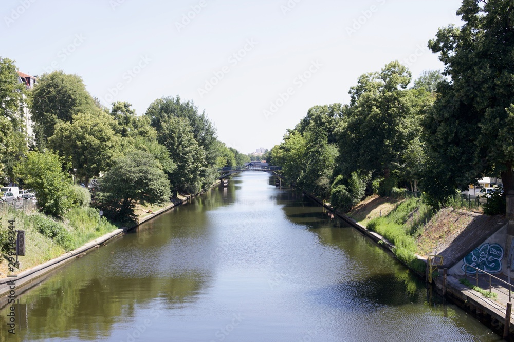 The canal in Berlin Kreuzberg