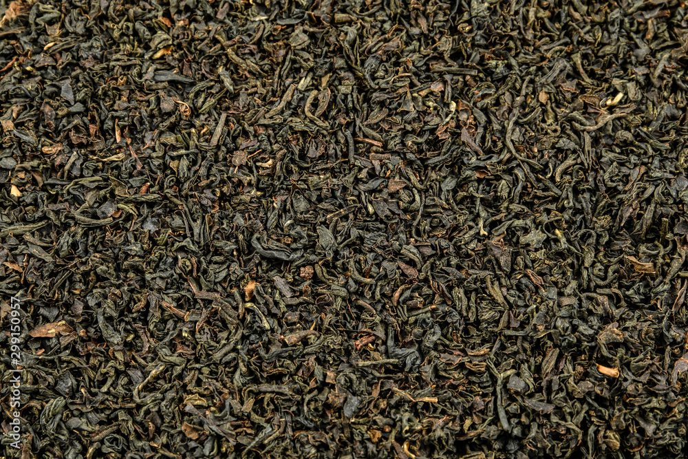 Background of dry leaves of black tea Background of dry leaves of black tea