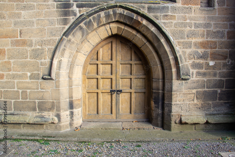 old church door