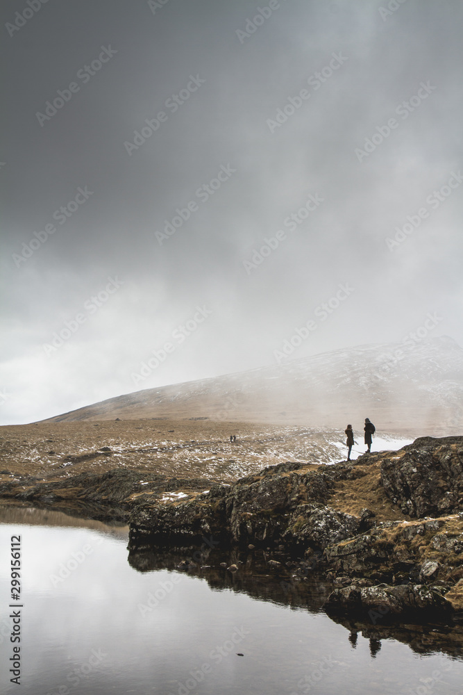 Reflections of Lake Idwal, Llyn Idwal, Snowdonia, Wales Reflections of Lake Idwal, Llyn Idwal, Snowdonia, Wales