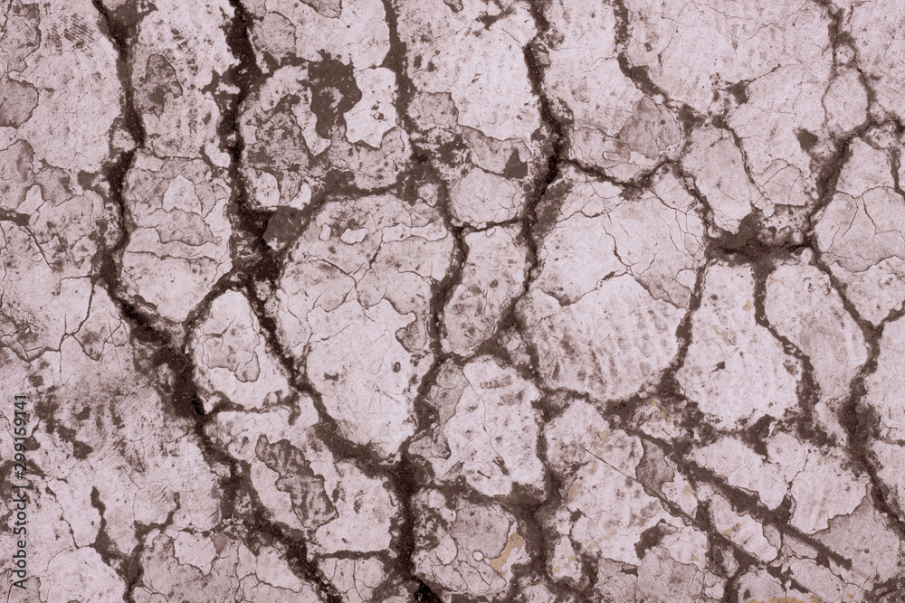 stone surface with cracks, covered with white.. paint stone surface with cracks, covered with white.. paint