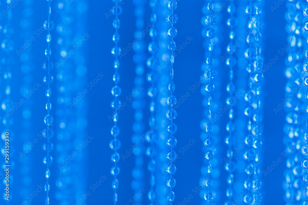 Blue electric bokeh glitter texture christmas abstract background