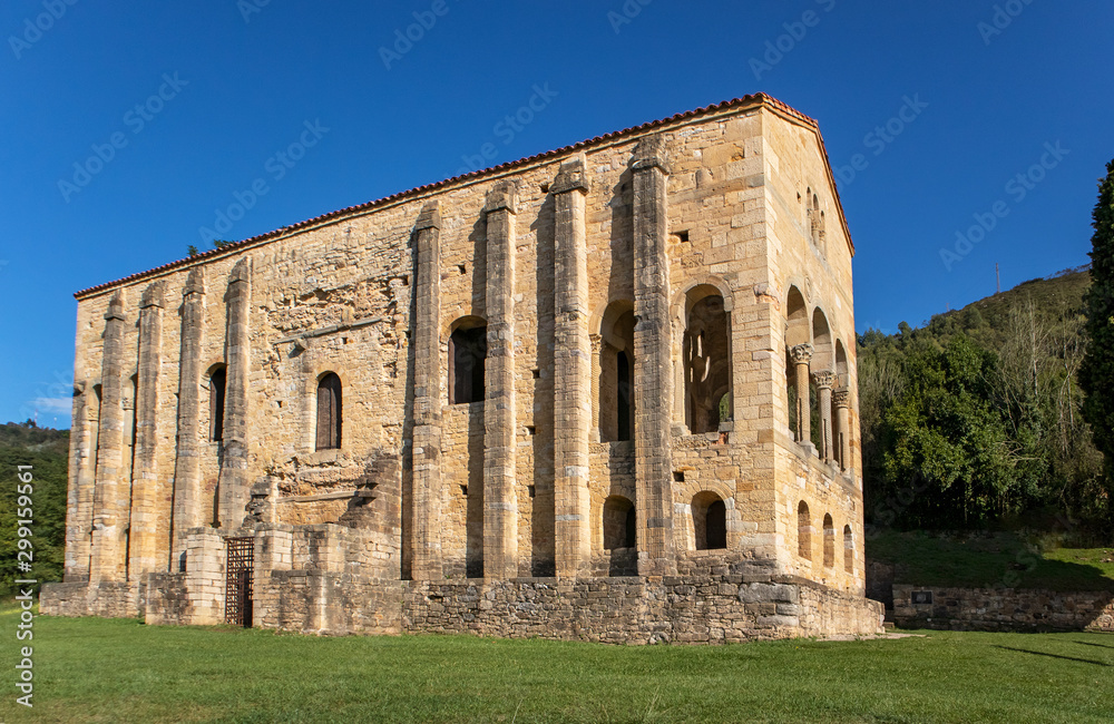 Iglesia de Santa María del Naranco. Oviedo, Asturias, Spain.