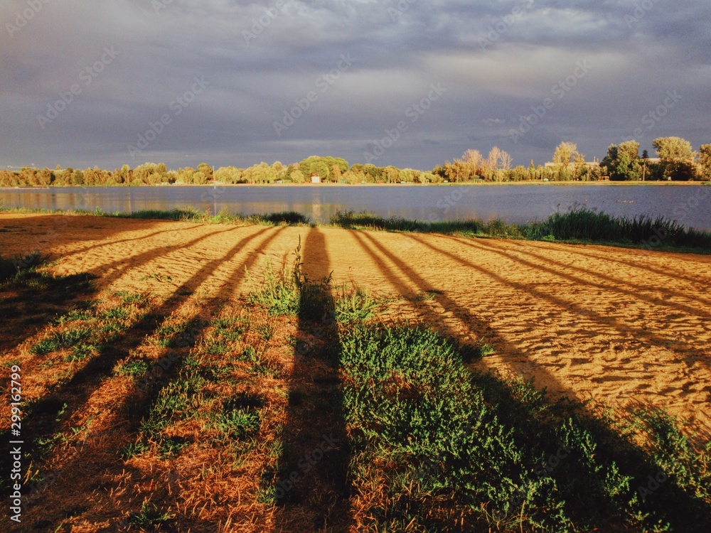 country side river in Russia
