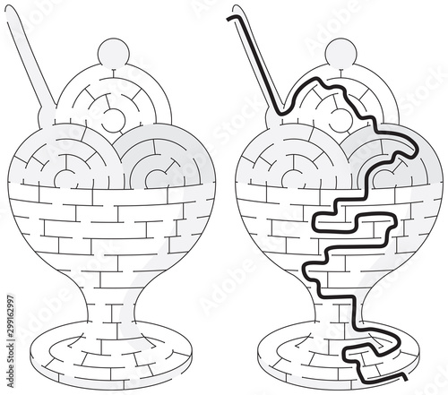 Ice cream maze