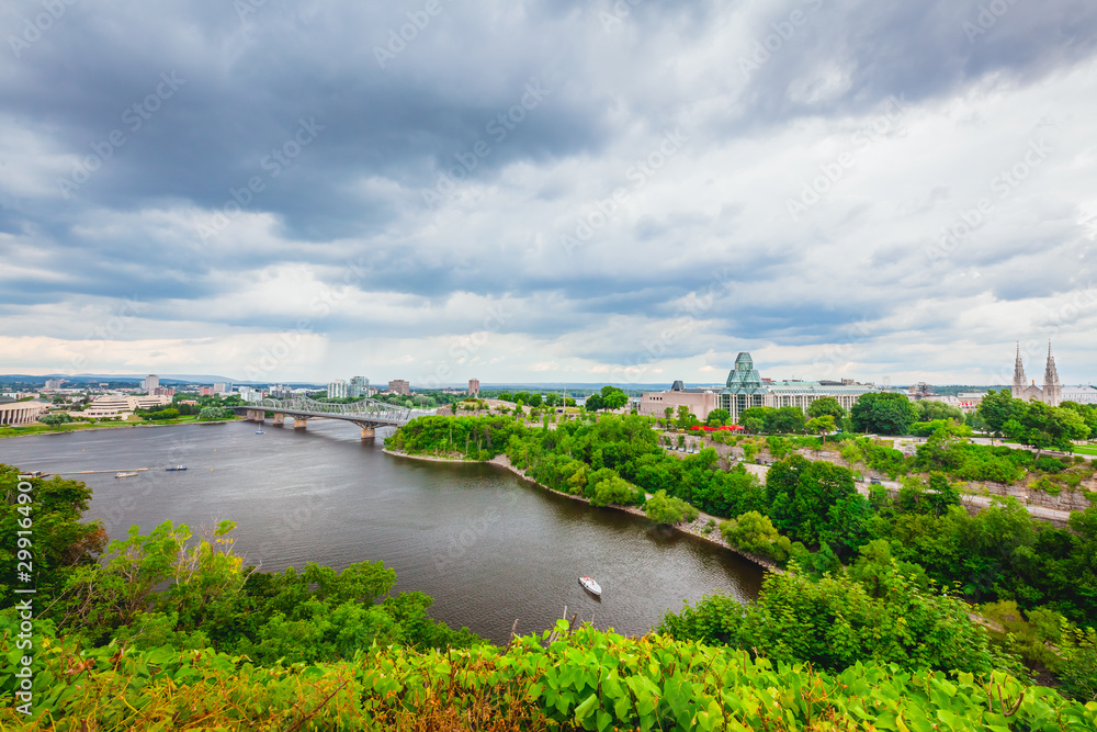 Ottawa Skyline Cityscape View