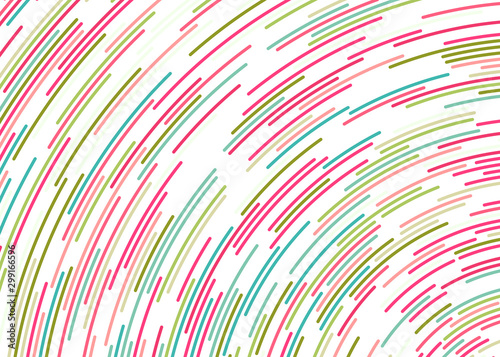 Colorful Universe Circular Distribution Computational Generative Art background illustration