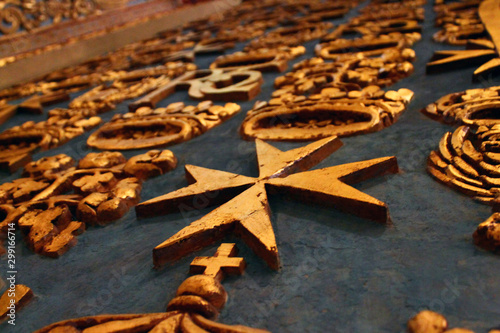 The golden Malta cross