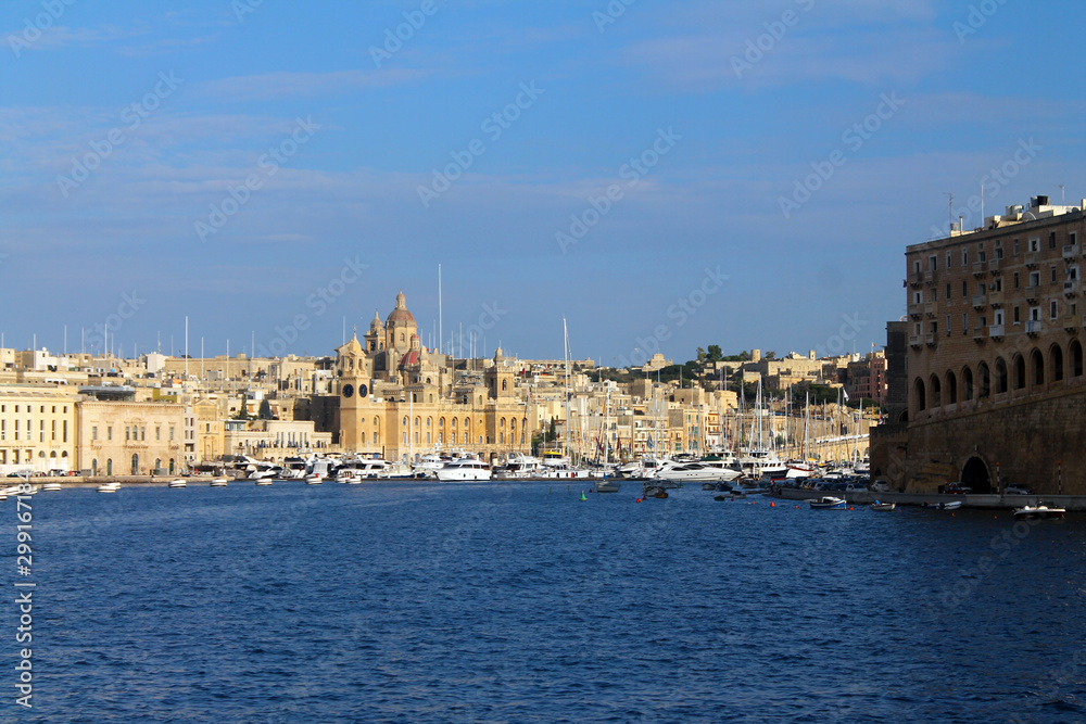 A panorama of historic La Valletta