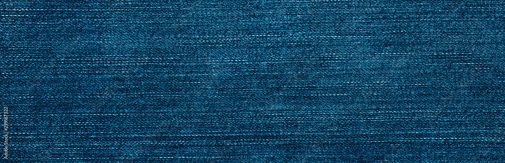 Blue denim texture. Background. Panorama. Blue denim texture. Background. Panorama.