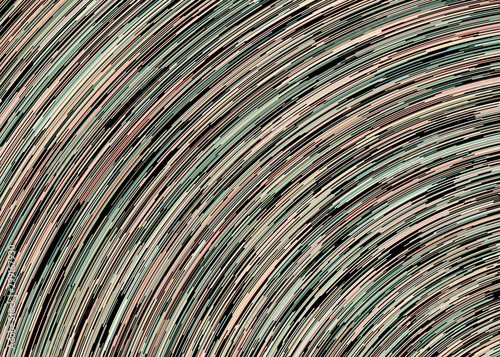 Colorful Universe Circular Distribution Computational Generative Art background illustration